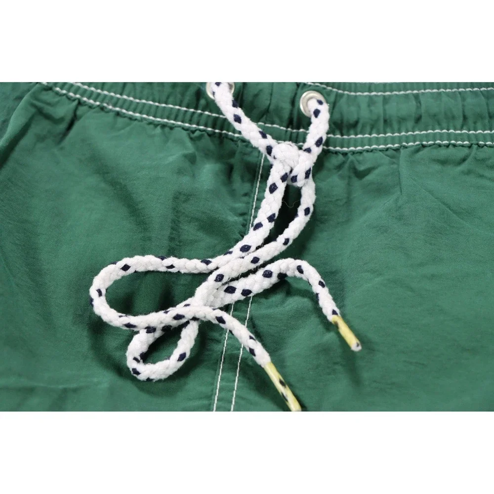 Vintage Tommy Hilfiger Swim Trunks XXL Green Spellout Mesh Board Shorts Nylon